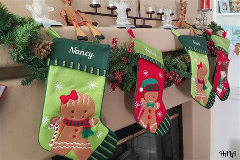 Christmas Stockings Hung By The Chimney With Care For The 12 Days Of