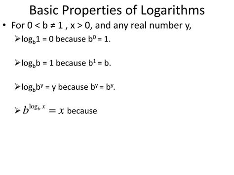 Ppt Logarithmic Functions And Their Graphs Powerpoint Presentation