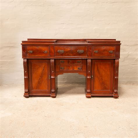 Antique Mahogany Sideboard - Kings & Queens Antiques