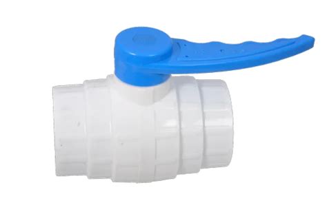 Pvc White Ball Valve Long Handle Ms Plate Valve Size Inches At Rs