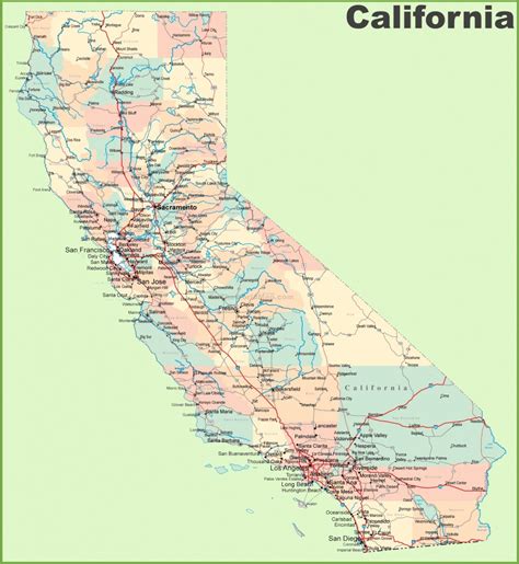 California Highway Map | Printable Maps