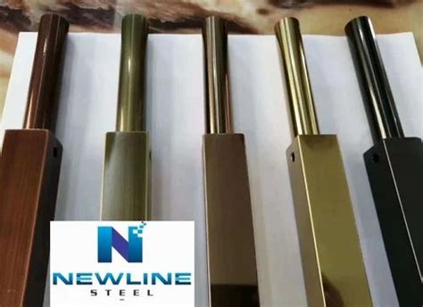 Square Stainless Steel Coloured Coated Pipes For Construction