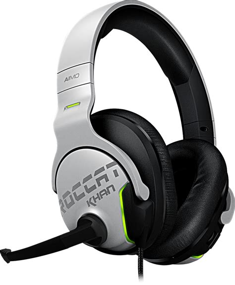 Customer Reviews ROCCAT Khan AIMO Hi Res 7 1 RGB Gaming Headset White