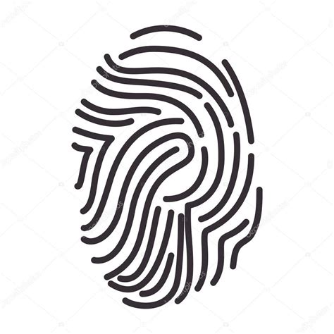 Fingerprint Human Identification Stock Vector By ©yupiramos 121876682