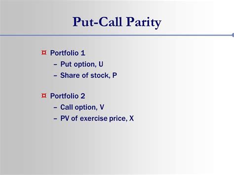 Put Call Parity Definition Formula How It Works And 60 Off