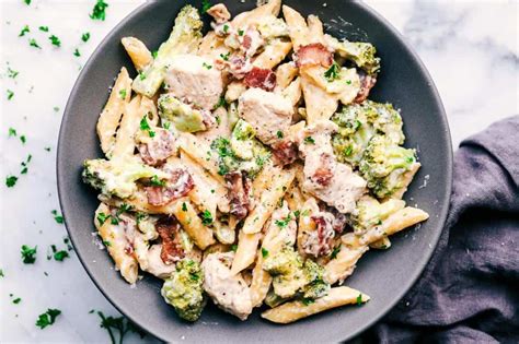 Cheesy Chicken Bacon And Broccoli Ranch Pasta The Recipe Critic Easy Pasta Recipes Chicken