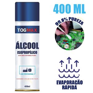 Alcool Isopropilico 99 Puro Isopropanol Spray 400ml Togmax Leroy Merlin