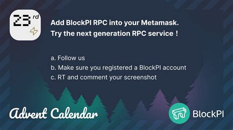 Blockpi On Twitter Add Blockpi Rpc Into Your Metamask Try The