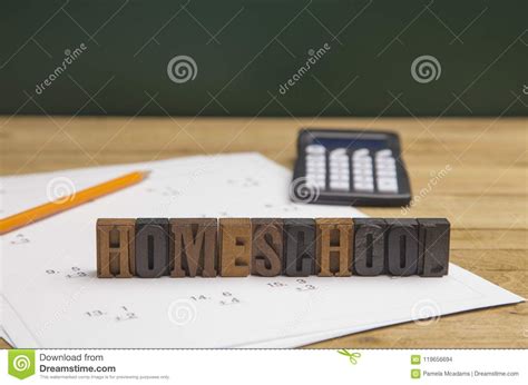 Homeschool Education Background Stock Photo Image Of Background