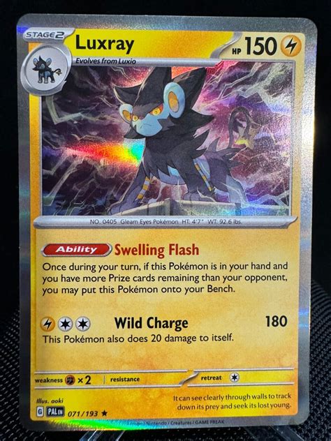 Pok Mon Tcg Luxray Scarlet Violet Paldea Evolved Holo Holo