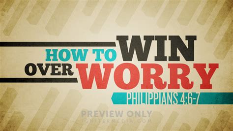 How To Win Over Worry Title Graphics Igniter Media