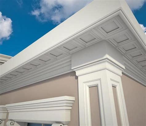 An Image Of A Roof With White Trim