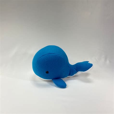 Whale Blue Whale Whale Stuffed Animal Whale Plush Animal - Etsy