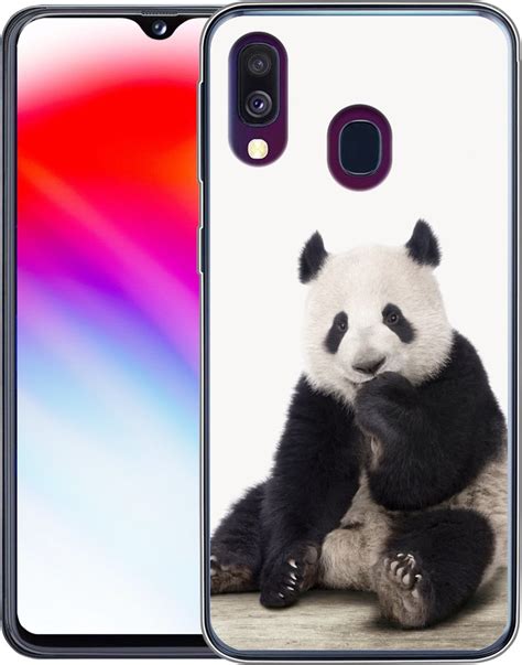 Samsung Galaxy A Hoesje Baby Panda Panda Jong Pandabeertje