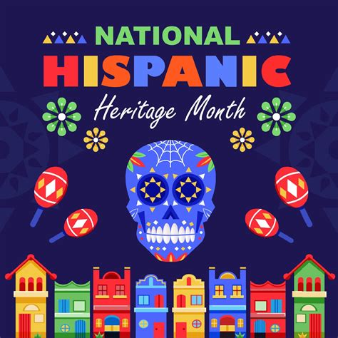 National Hispanic Heritage Month, Hispanic culture. Suitable for events ...