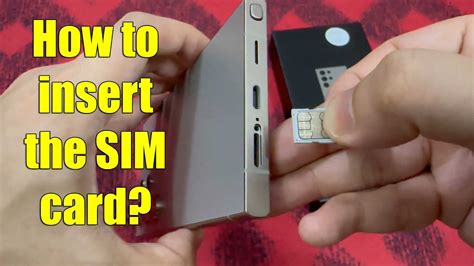 Samsung Galaxy S24 Ultra How To Insert The Sim Card Installation Of The Physical Sim Cards