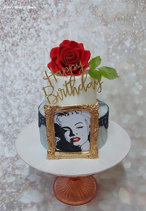 Marilyn Monroe Cake Decorated Cake By Annas World Of Cakesdecor