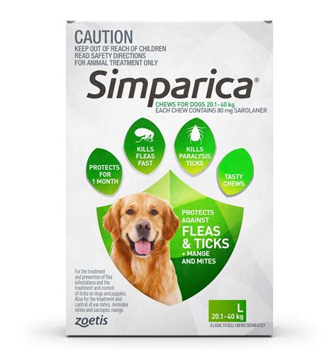 Simparica Flea & Tick Tablets for Dogs 3-Pack