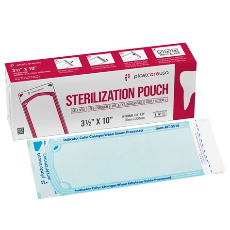 X Self Sealing Sterilization Pouch Plastcare Usa