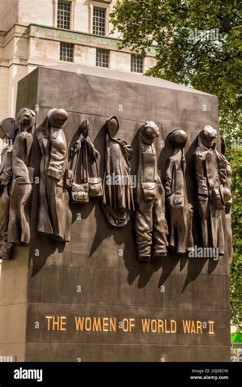 Monument To The Women Of World War Ii London England Editorial Use