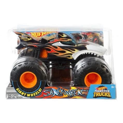 Monster Trucks Hot Wheels Shark Wreak Mattel Toyshow Tudo De Marvel DC Netflix Geek