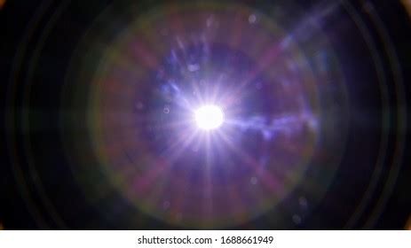 Abstract Blue Sun Flare On Black Stock Photo 1688661949 | Shutterstock