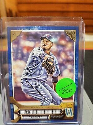 2022 Gypsy Queen Hyun Jin Ryu Blue SP 250 Parallel Toronto Blue Jays