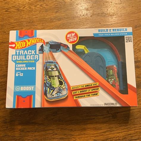 Mattel Toys Hot Wheels Track Builder Unlimited Curve Kicker Pack