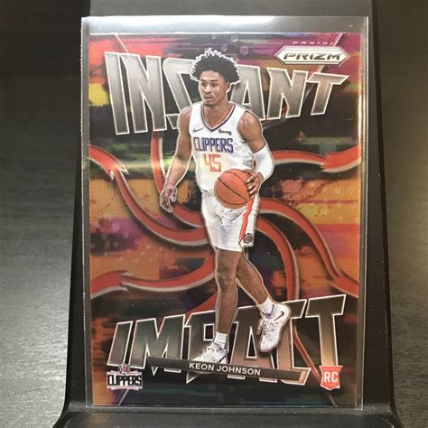 Keon Johnson Rc Instant Impact Panini Prizm Clippers Rookie