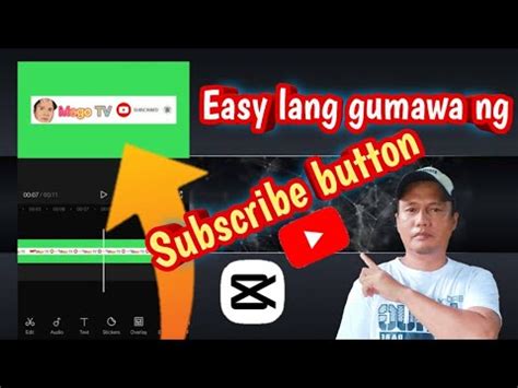 PAANO GUMAWA NG SARILING SUBSCRIBE BUTTON I GAMIT ANG CAPCUT EDITOR