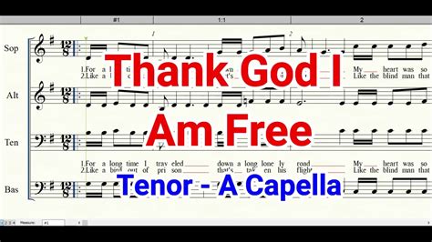 Thank God I Am Free | Tenor | A Capella | Quartet | Choir - YouTube