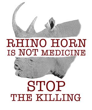 Global Anti-Poaching Campaign Launched for Rhinos | Rhino Horn is NOT Medicine