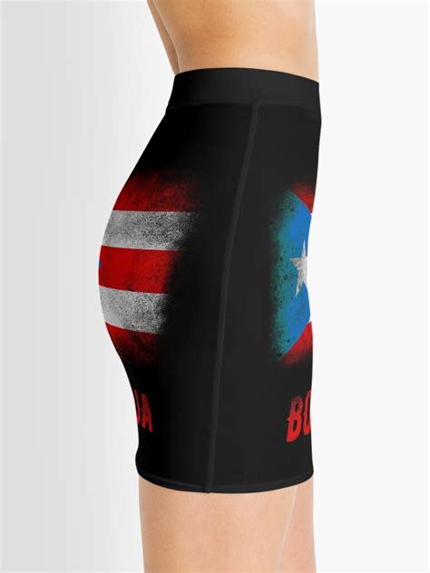 Puerto Rico Flag Boricua Nuyorican Puerto Rican T Shirt Mini Skirt By Thelariat Redbubble