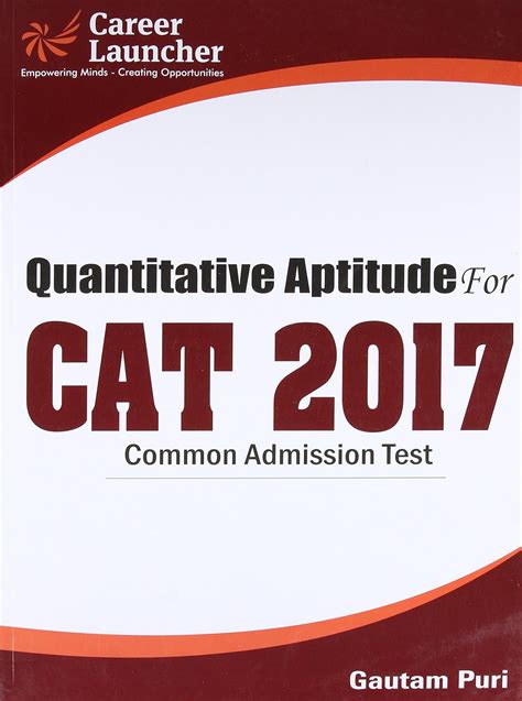 Cat 2017 Quantitative Aptitude Gautam Puri 9789386309457