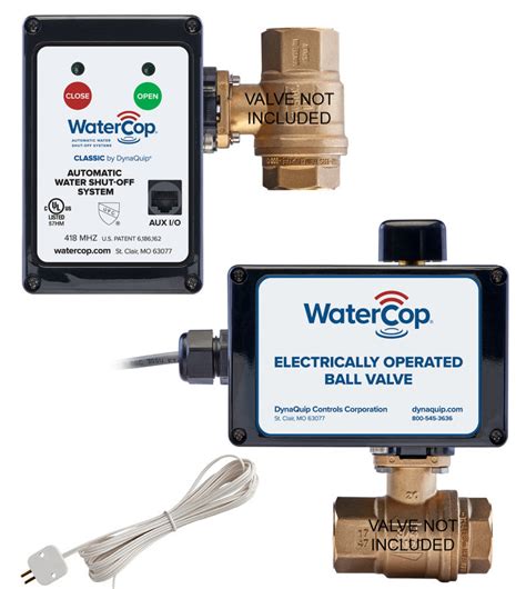 Wcdactdualhw Watercop Classic With Dual Shut Off Actuators Wired Water Sensor