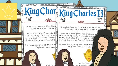 Teacher's Pet » The Great Fire of London - King Charles Poster