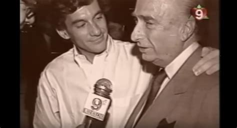 Recuerdo Que Emociona La Amistad De Fangio Y Ayrton Senna A 24 Años De La Muerte Del Brasileño