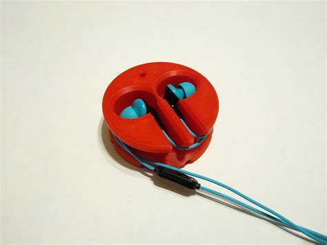 Wired Earbud Holder By Devise3d Download Free Stl Model