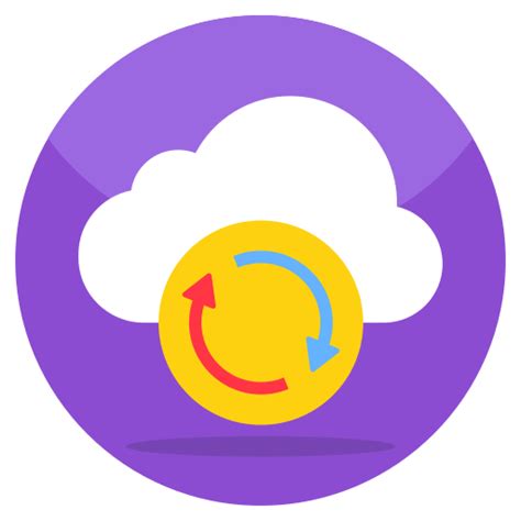 Sincronización en la nube Iconos gratis de flechas