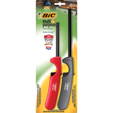 Bic Multi Purpose Classic Edition And Extra Long Lighter Assorted