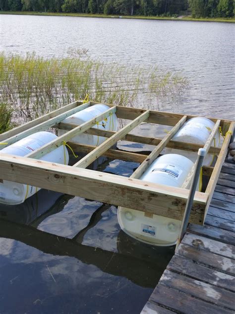 Floating Dock With Barrels Updated Floating Dock Plans Floating