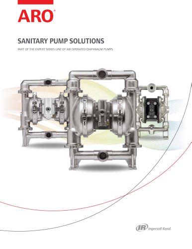 EXPERT AND COMPACT SERIES AIR OPERATED DIAPHRAGM PUMPS ARO Ingersoll