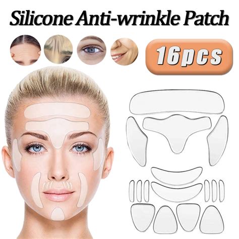 Pcs Silicone Wrinkle Removal Sticker Reusable Face Forehead Neck Eye