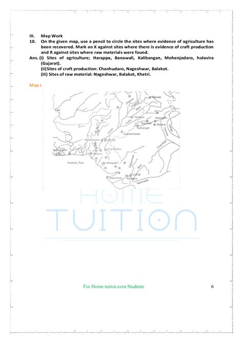 Ncert Solutions For Class History Chapter Bricks Beads And Bones