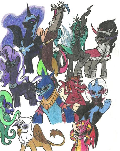 Mlp Villains! by KNIGHTDEMON on DeviantArt