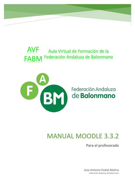 Pdf Manual Moodle Aulavirtual Fandaluzabm Orgaulavirtual