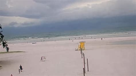 Watch Hurricane Idalia Approach The Florida Coast On Beach Camera