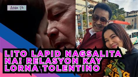 Lito Lapid Nagsalita Na Relasyon Kay Lorna Tolentino Youtube