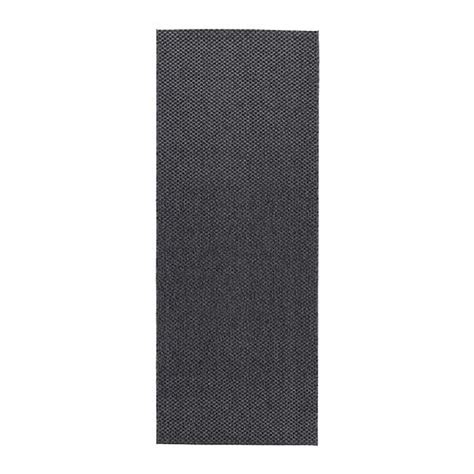 Ikea Morum Indoor Outdoor Area Rug Runner Carpet Dark Gray Grey