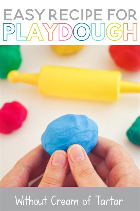 Easy Homemade Playdough Recipe Without Cream Of Tartar